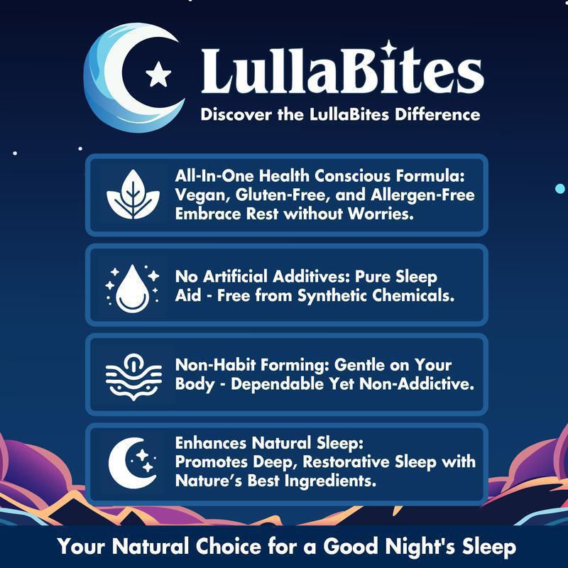 Lullabites Non-Melatonin Sleep Gummies