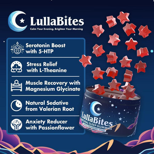 Lullabites Non-Melatonin Sleep Gummies